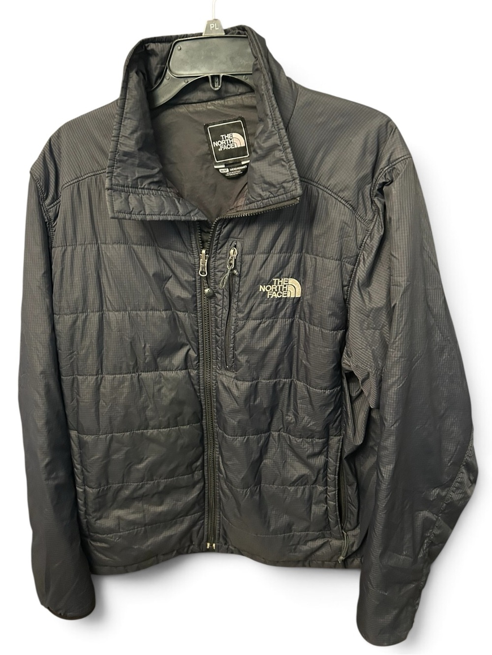 North Face Black Quilted Puffer Primaloft Jacket Men’s SZ M EUC Gorpcore Winter - Picture 2 of 15